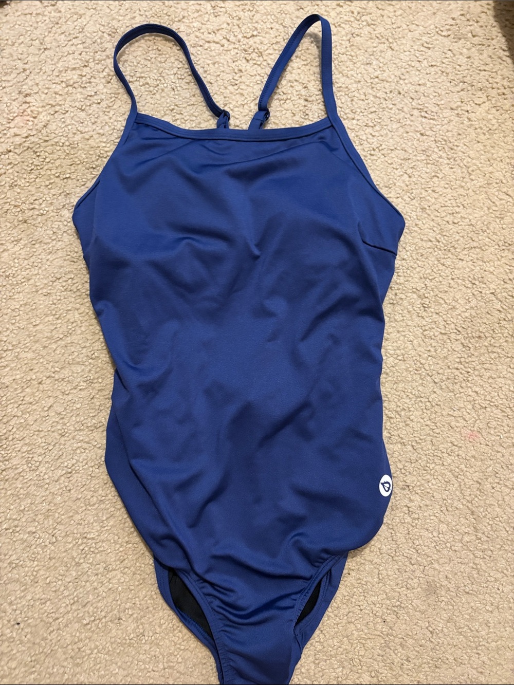 Women’s Navy Blue One-Piece Swimsuit